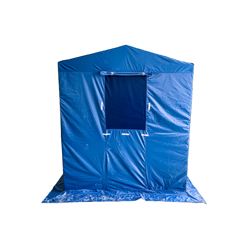 Foldet telt Pro Structure Series 50mm aluminium + 4 dobbelt sider PVC 520g/m² tarp til professionelle behov eller daglig brug blå