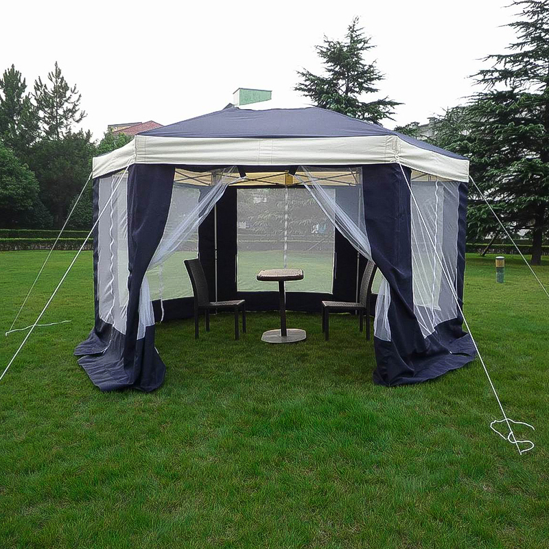 A04-140g polyester udendørs foldning baldakoble lysthus